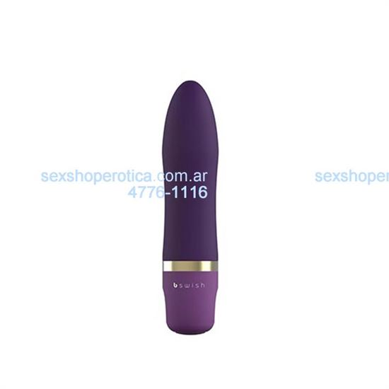 Vibrador aterciopelado Bcute sumergible violeta